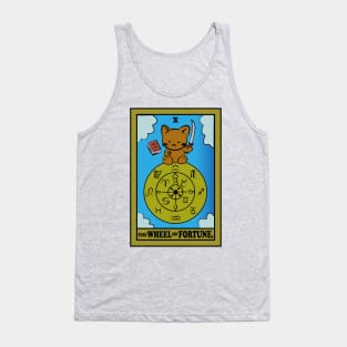 TAROT CARDS | THE WHEEL OF FORTUNE. | CAT Tank Top